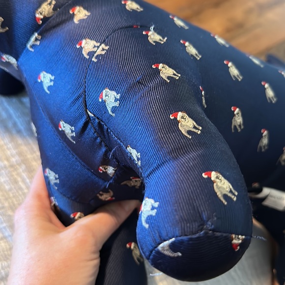 RARE Crewcuts Silk Plush Dog Christmas J. Crew - Picture 7 of 7